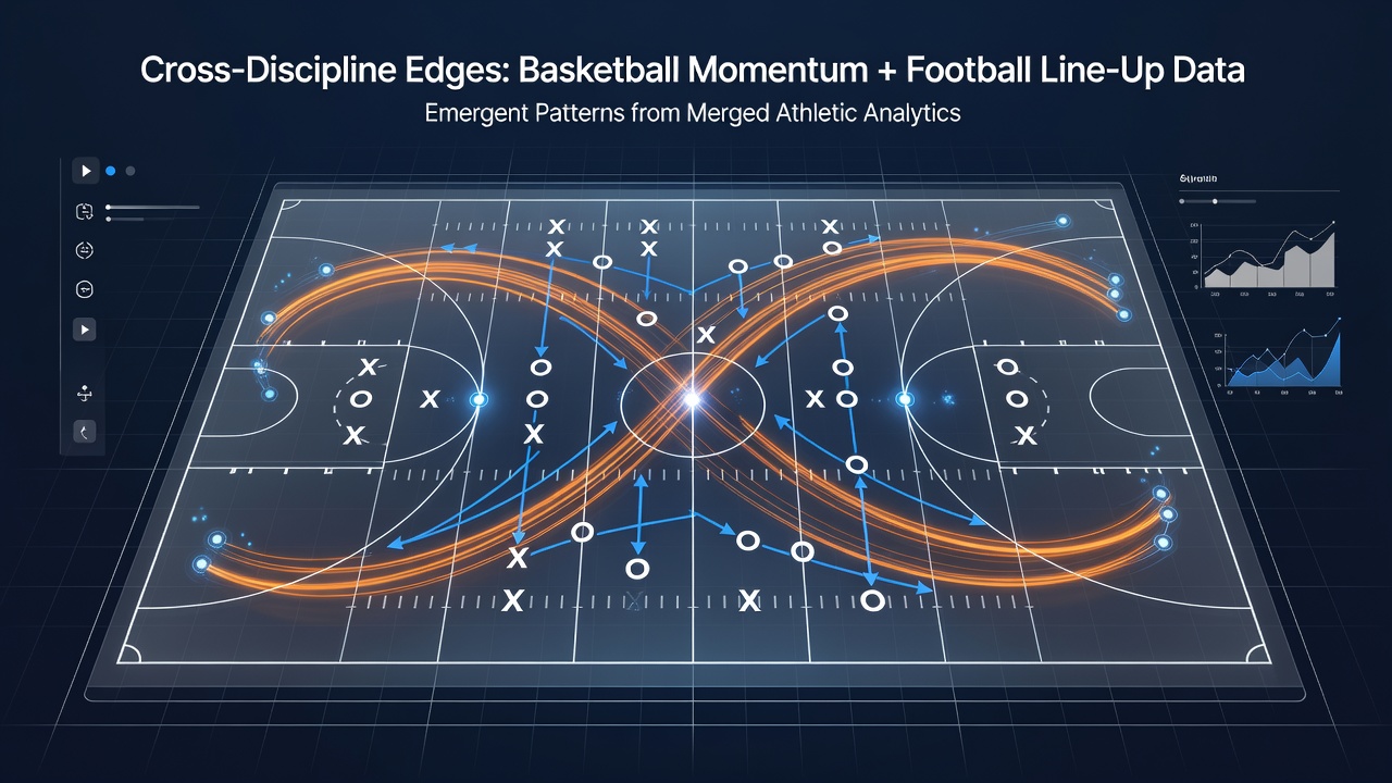 Infographic showing how basketball, football, and tennis statistics combine to influence free bet accumulator choices