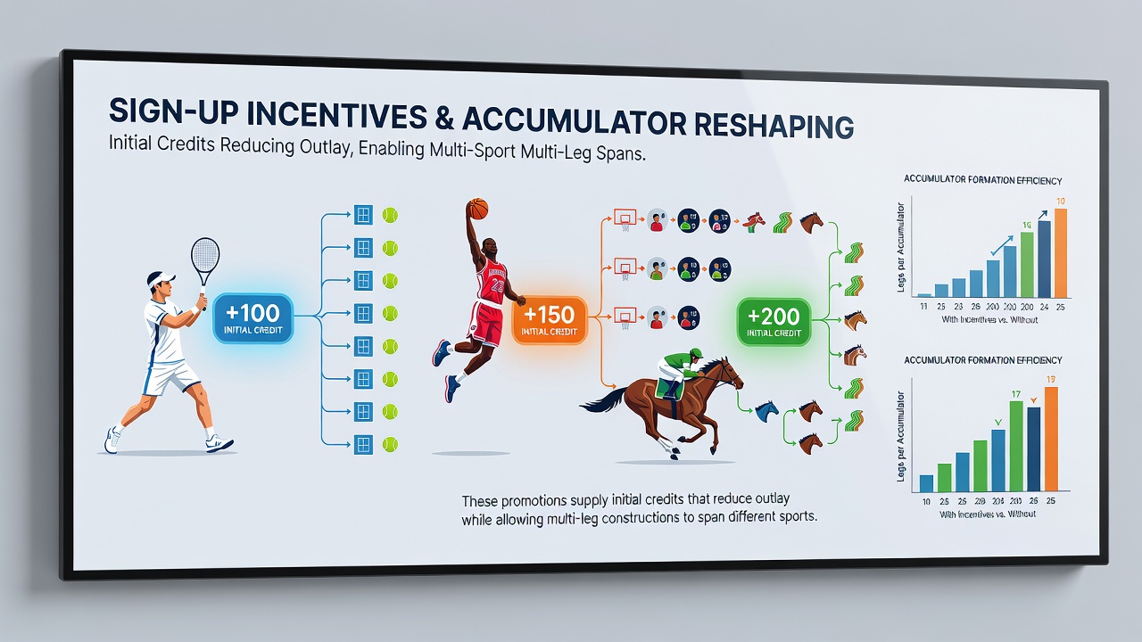 Sign-up incentives and accumulator formation across sports