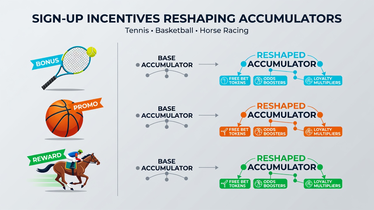 Cross-sport accumulator examples using bonus credits